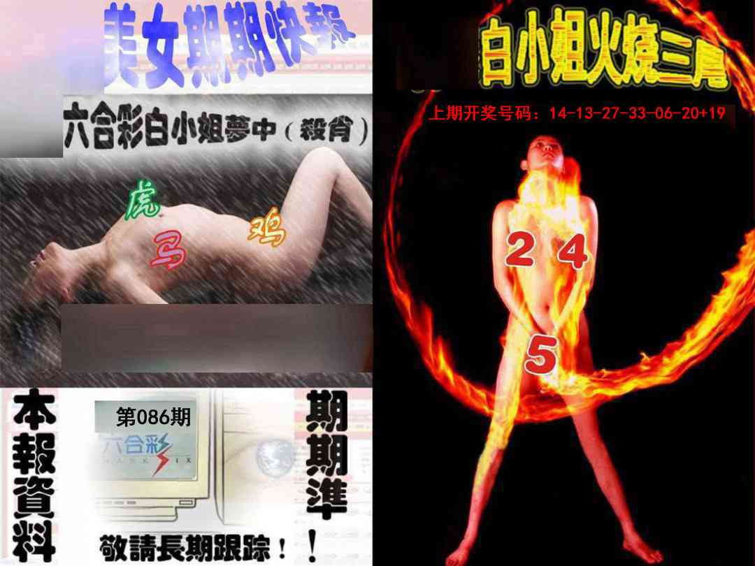086期环球美女特码报[图]
