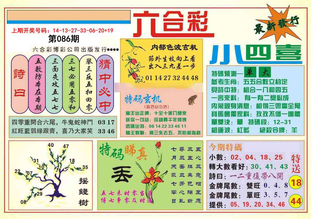 086期小四喜[图]